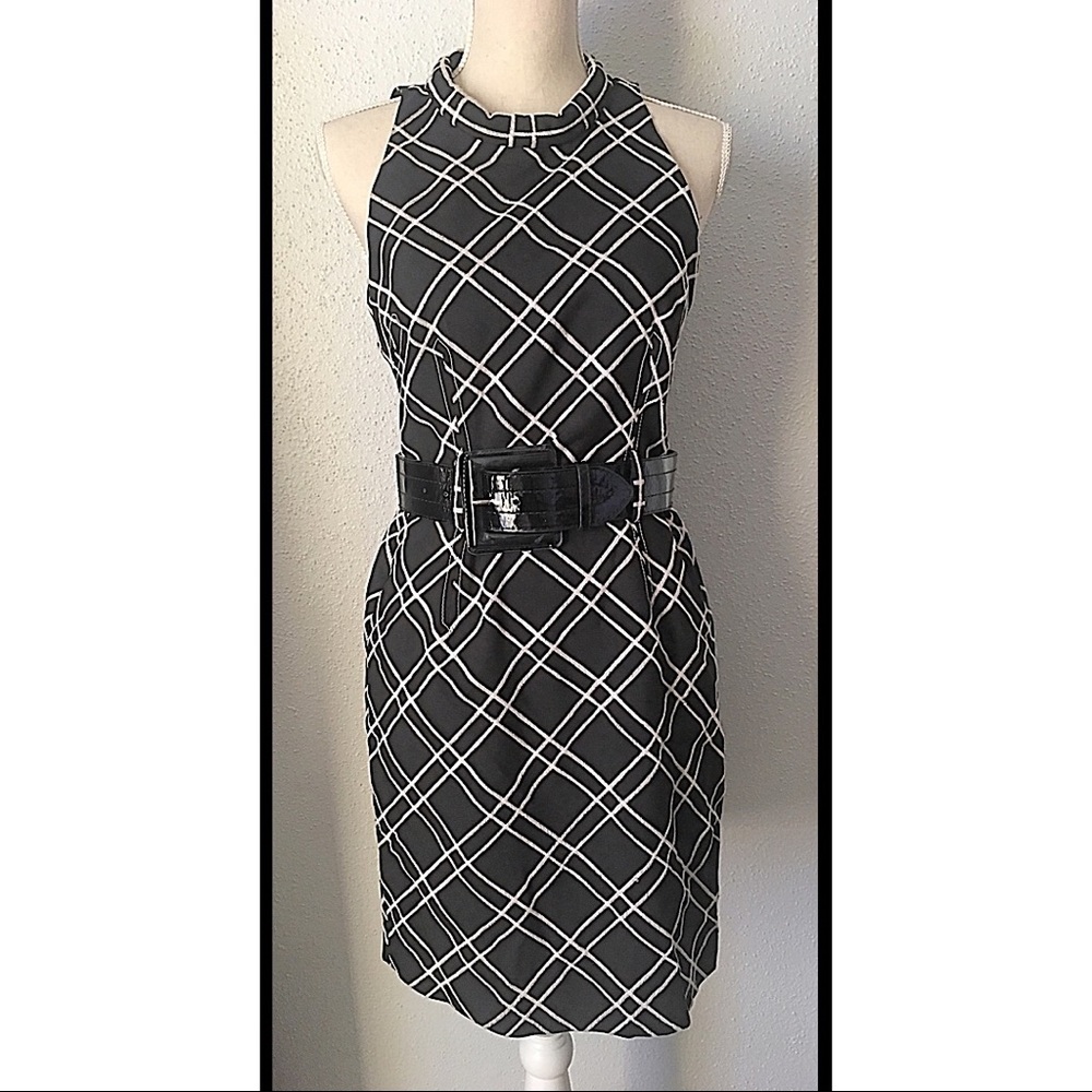 Saks Fifth Avenue Black & White Dress